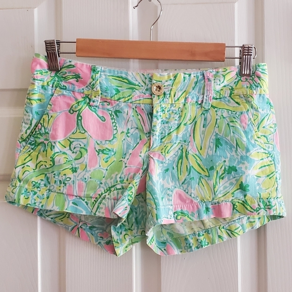 Lilly Pulitzer Walsh Shorts Style 19279 Size 0